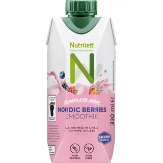 Produktfoto för Nutrilett Nordic Berries Smoothie 330 ml