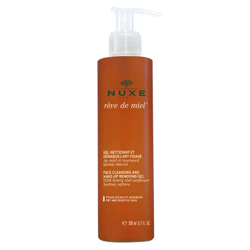 Bild 1 för Nuxe Rêve De Miel Face Cleansing And Makeup Removing Gel 200 ml