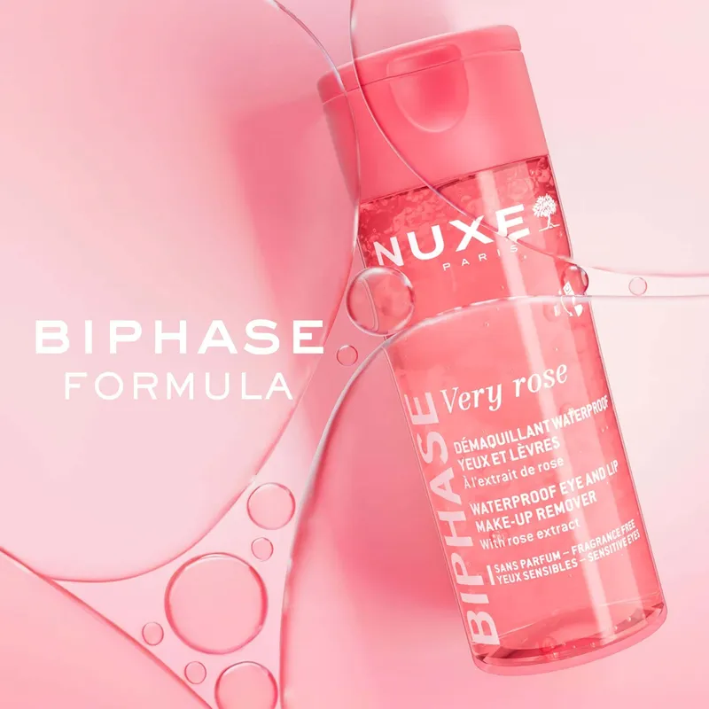 Bild 2 för Nuxe Very Rose Biphase Makeup Remover 100 ml