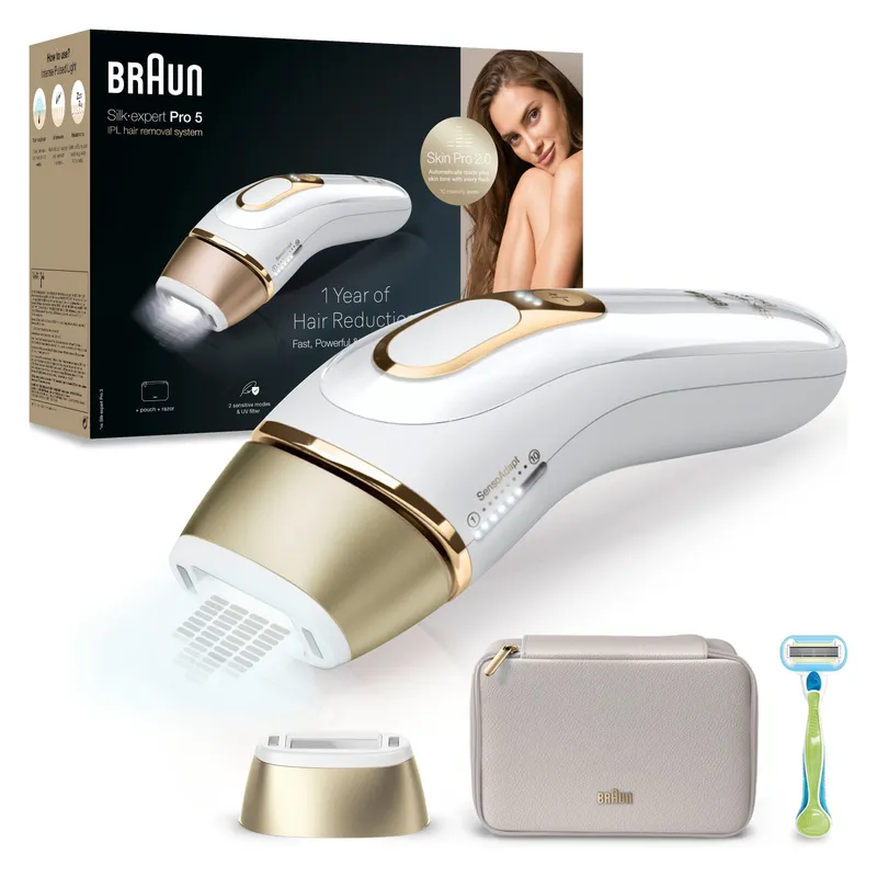 Bild 1 för Ny! rea! BRAUN Silk-expert PRO 5 IPL fotoepilator