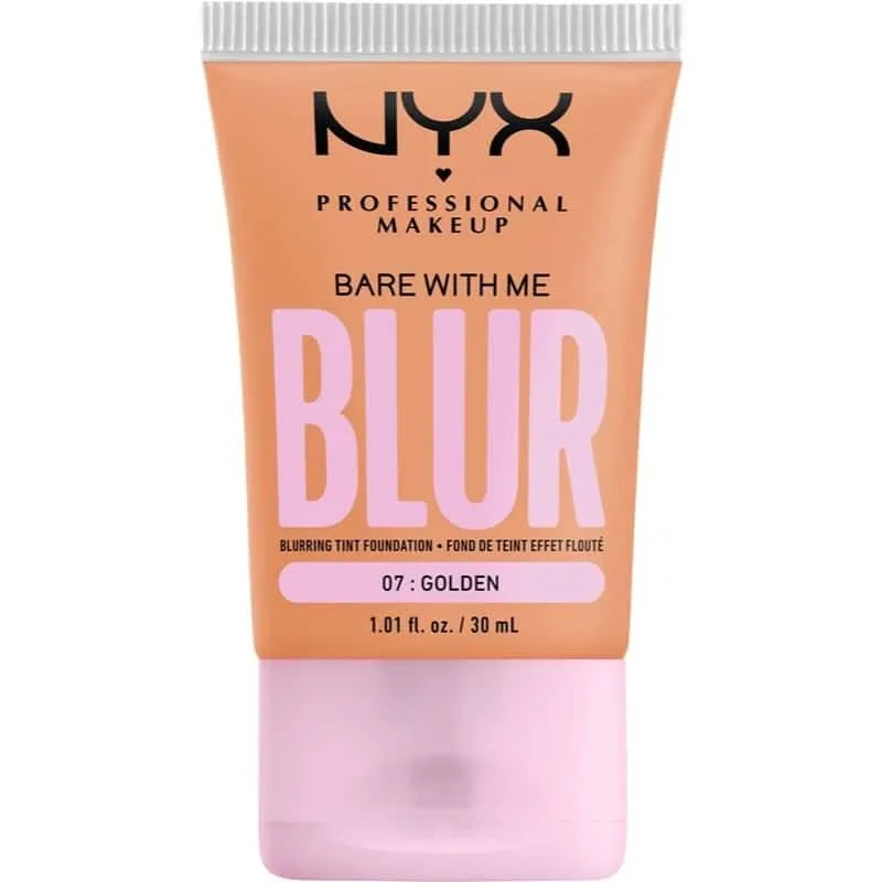 Alternativ bild 0 för NYX Professional Makeup Bare With Me Blur Tint Foundation Golden 7 30 ml