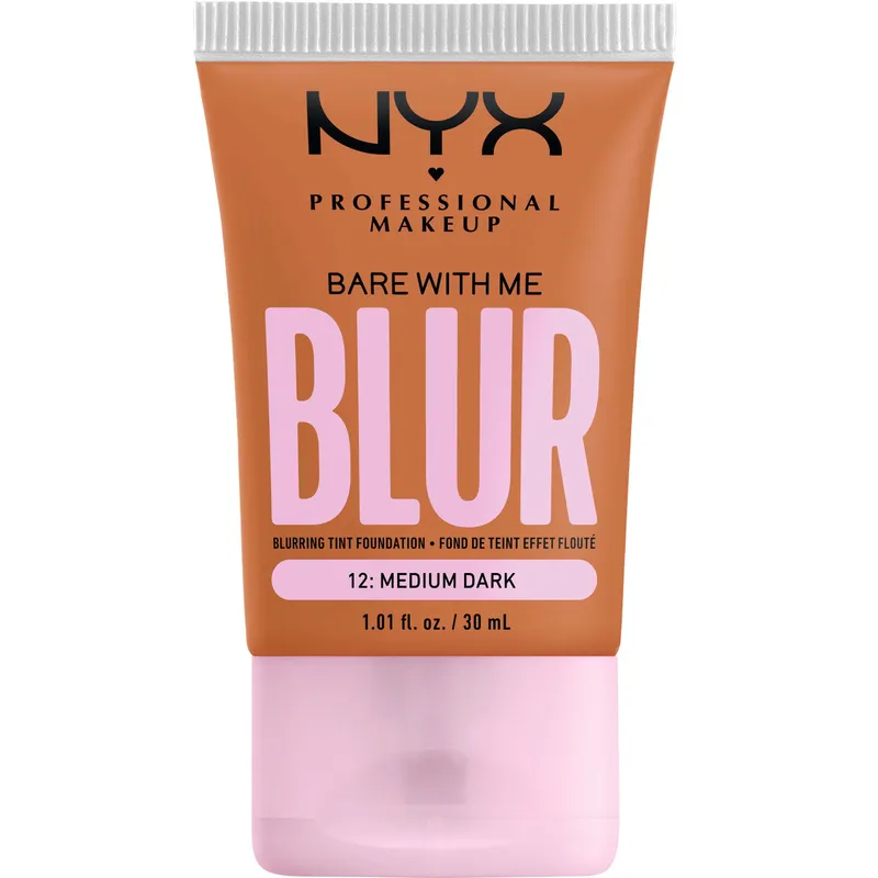 Bild 1 för NYX Professional Makeup Bare With Me Blur Tint Foundation Medium Dark 12 30 ml