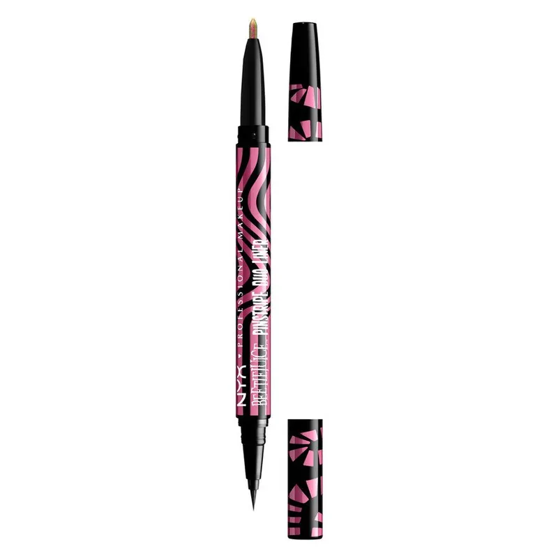 Bild 1 för NYX Professional Makeup Beetlejuice Pinstripe Eyeliner 01 Pink Waterproof - 1 pcs