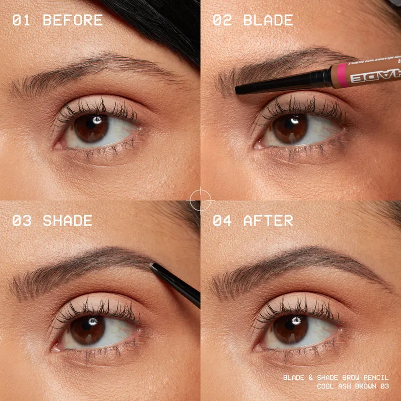 Bild 7 för NYX Professional Makeup Blade & Shade Brow Pencil 05 Auburn - 0,1 g
