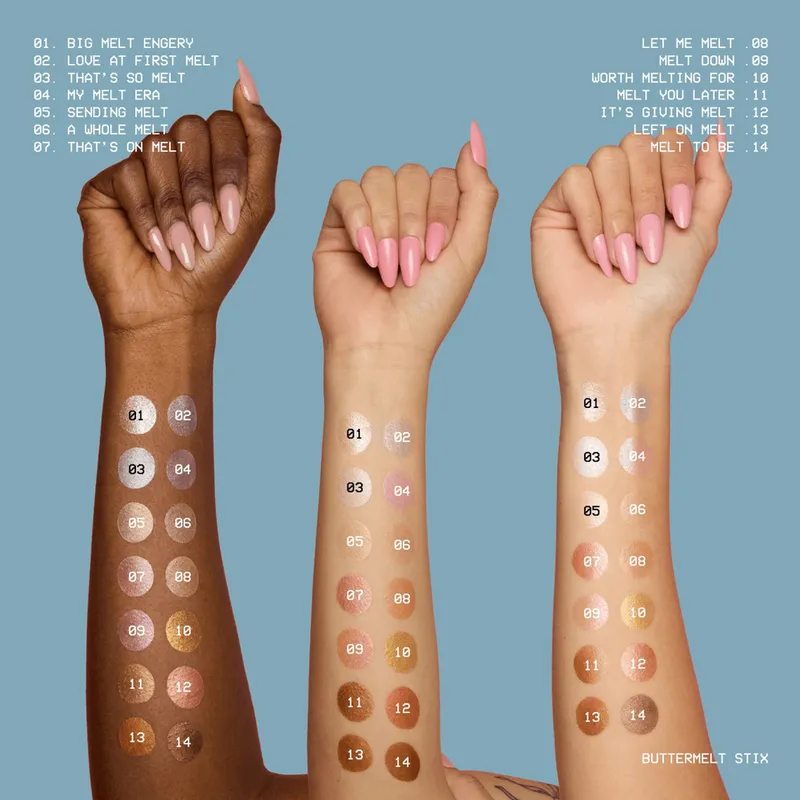 Bild 8 för NYX PROFESSIONAL MAKEUP Buttermelt Glaze Highlighter Stix 05 Send