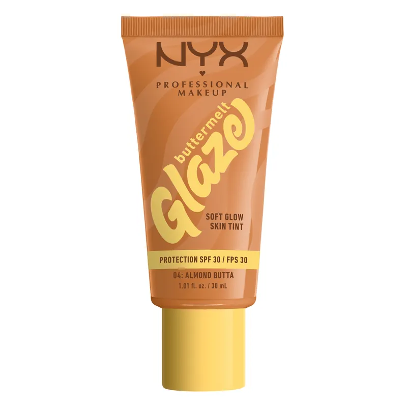 Bild 1 för NYX Professional Makeup Buttermelt Glaze SPF30 Foundation 04 Almo