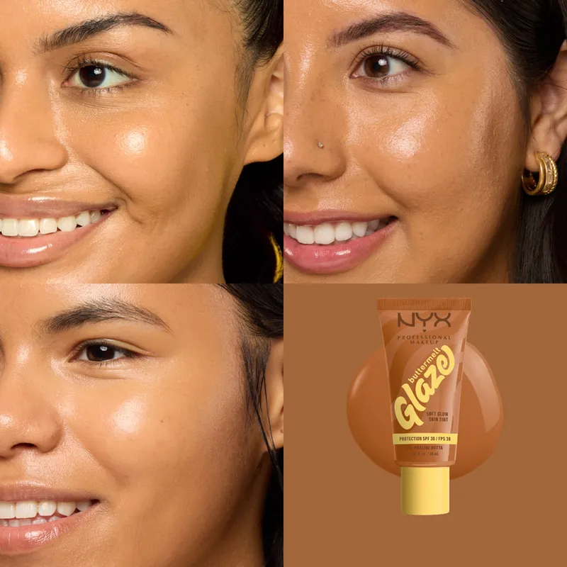 Bild 8 för NYX Professional Makeup Buttermelt Glaze SPF30 Foundation 06 Pral