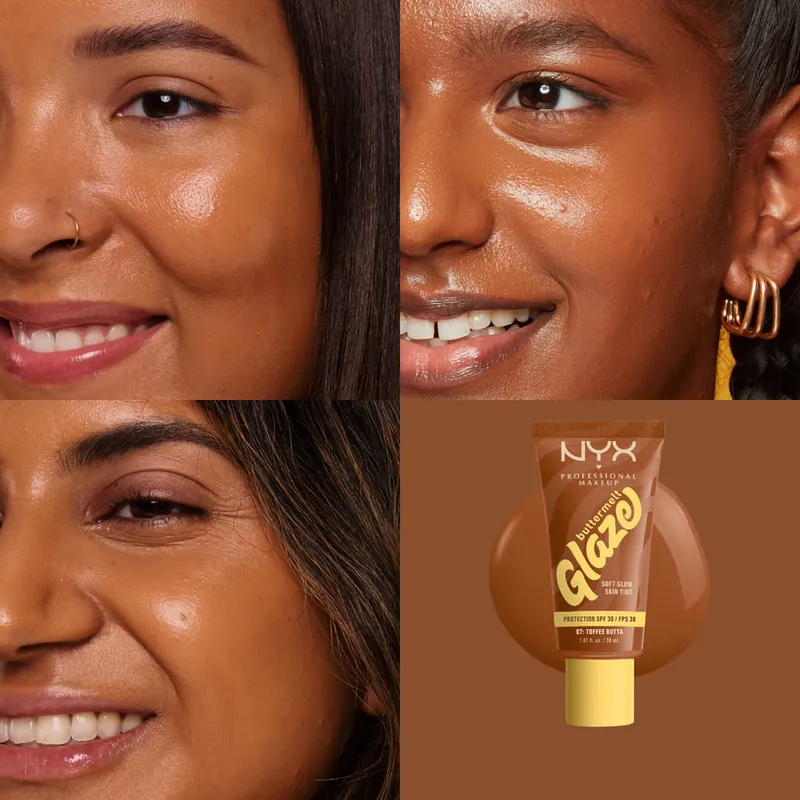 Bild 8 för NYX Professional Makeup Buttermelt Glaze SPF30 Foundation 07 Toff