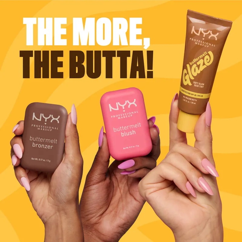 Bild 3 för NYX Professional Makeup Buttermelt Glaze SPF30 Foundation 10 Choc