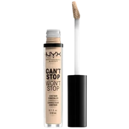 Bild 2 för NYX Professional Makeup Can't Stop Won't Stop Concealer Light Ivory 4 3,5 ml