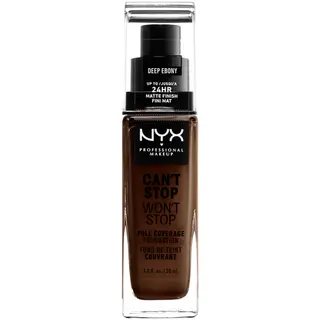 Produktfoto för NYX Professional Makeup Can't Stop Won't Stop Foundation Deep ebony - 30 ml