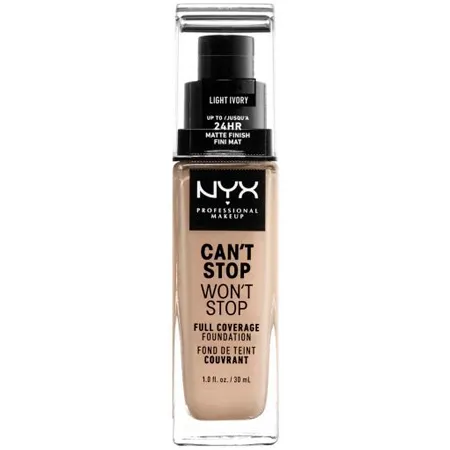 Bild 1 för NYX Professional Makeup Can't Stop Won't Stop Foundation Light ivory 4 30 ml