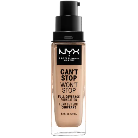 Bild 1 för NYX Professional Makeup Can't Stop Won't Stop Foundation Natural 7 30 ml