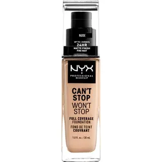 Produktfoto för NYX Professional Makeup Can't Stop Won't Stop Foundation Nude 6.5 30 ml