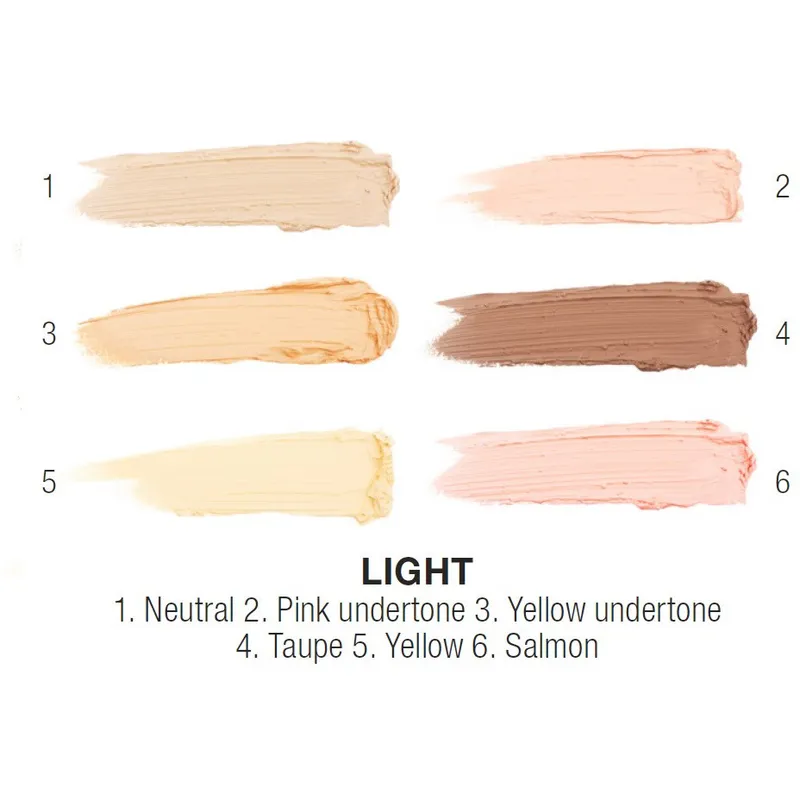 Bild 2 för NYX Professional Makeup Conceal, Correct, Contour Palette 3CP01 Light - 9 g