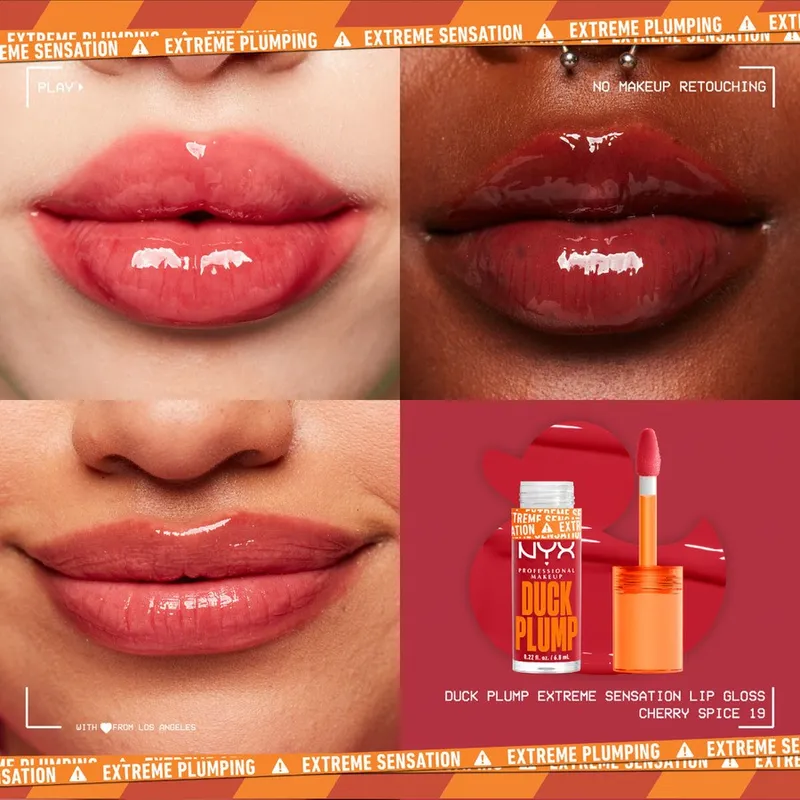 Bild 2 för NYX Professional Makeup Duck Plump Lip Lacquer Cherry Spice 19