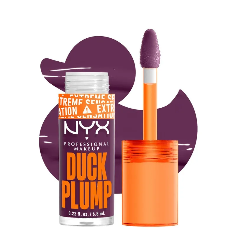 Bild 9 för NYX Professional Makeup Duck Plump Lip Lacquer Pure Plum-P 17 7 ml