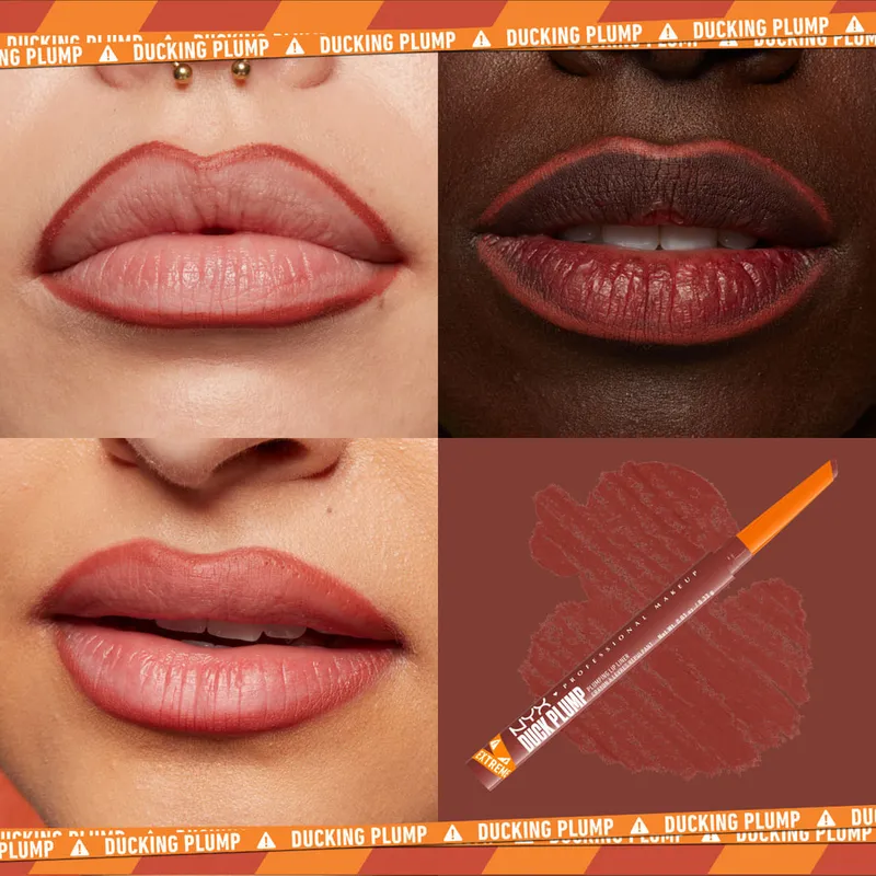 Bild 9 för NYX Professional Makeup Duck Plump Lip Liner 07 Swolln Spice - 0,3 g