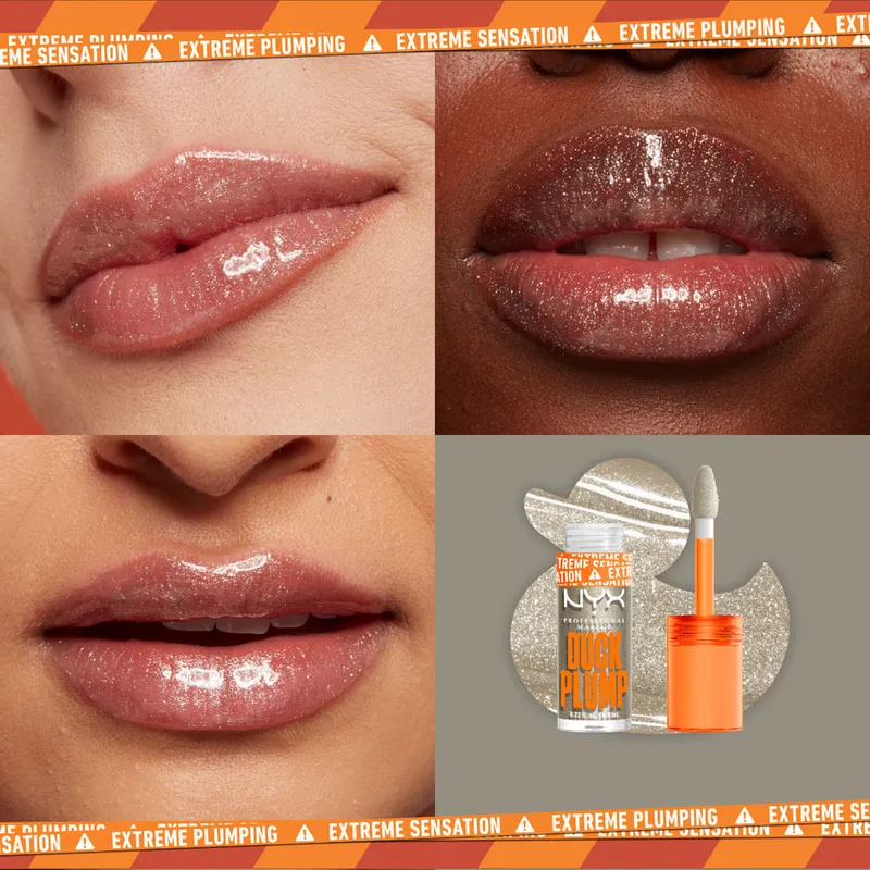 Bild 5 för NYX Professional Makeup Duck Plump Trickz Lip Lacquer 20 Quazy Silver - 7 ml