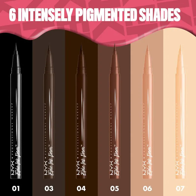 Bild 5 för NYX PROFESSIONAL MAKEUP Epic Ink Waterproof Liquid Eyeliner 06 Lil Toa