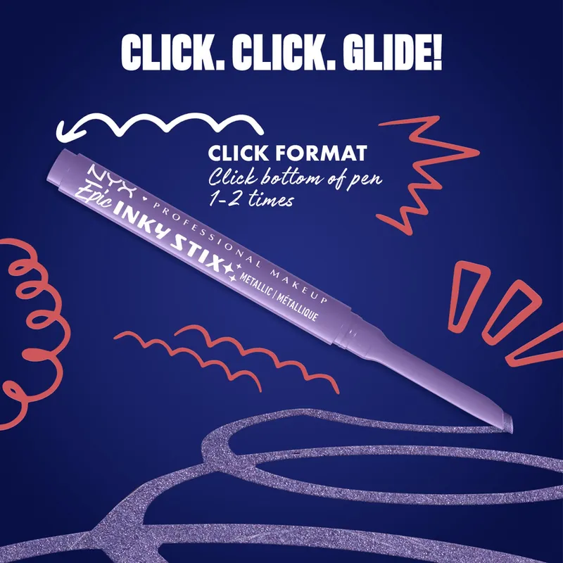 Bild 6 för NYX PROFESSIONAL MAKEUP Epic Inky Stix Eyeliner 10 Violet Volt