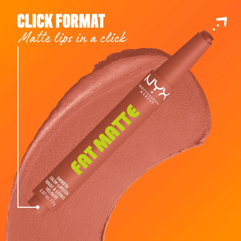 Bild 6 för NYX Professional Makeup Fat Matte Slick Click 01 8ml