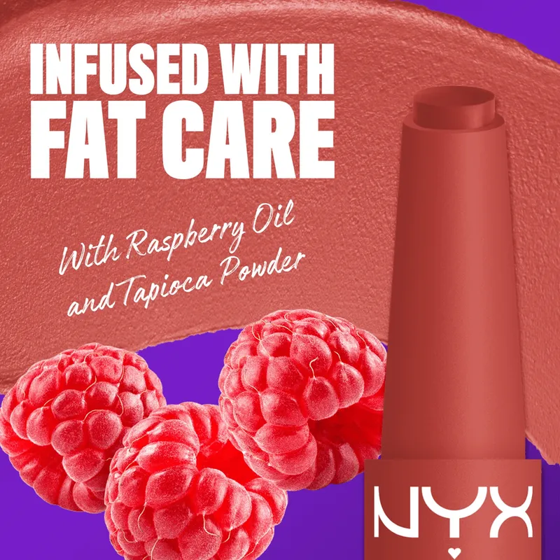 Bild 3 för NYX Professional Makeup Fat Matte Slick Click 09 Mauve Cloud 8ml