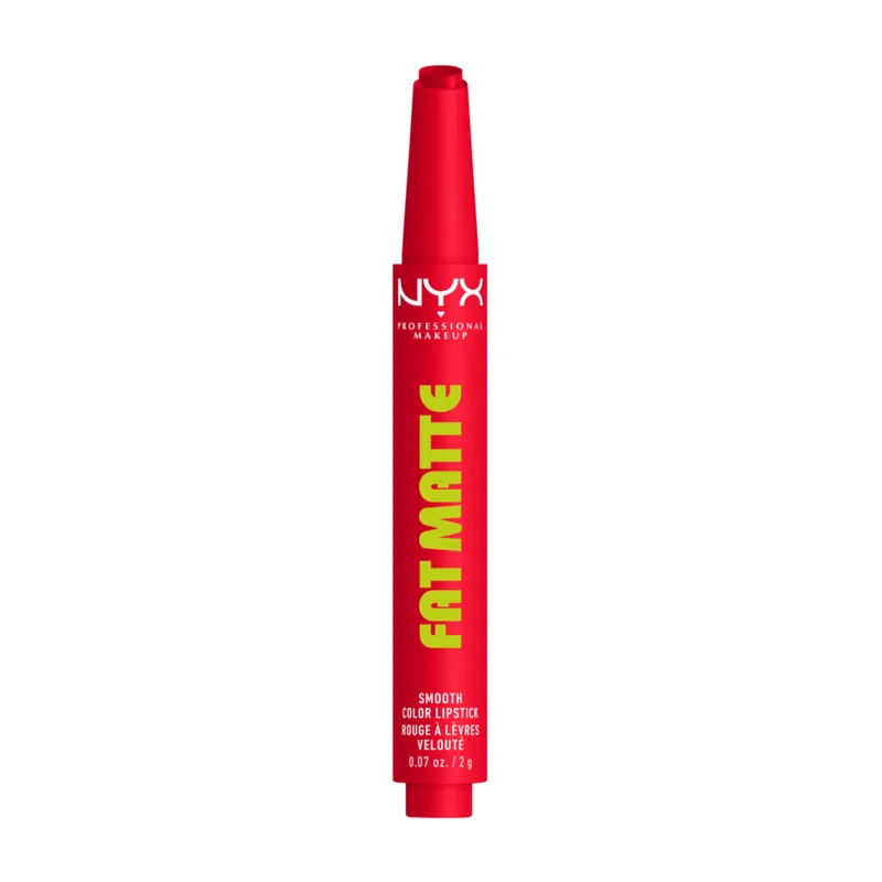 Bild 2 för NYX Professional Makeup Fat Matte Slick Click 15 Fuzzy Flame 8ml