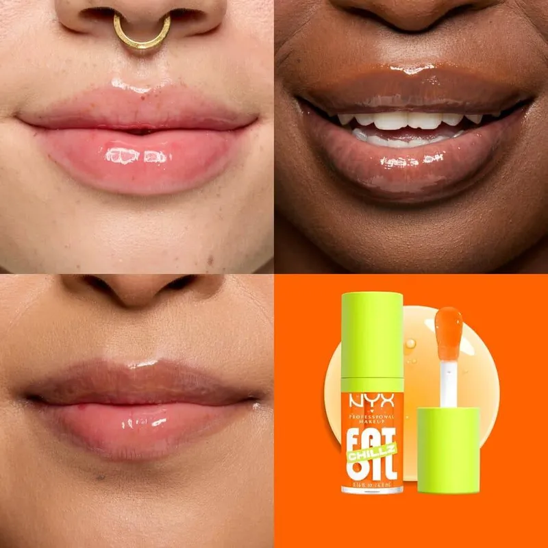 Bild 4 för NYX PROFESSIONAL MAKEUP Fat Oil Chillz Lip Drip Lip Oil 15 Citrus