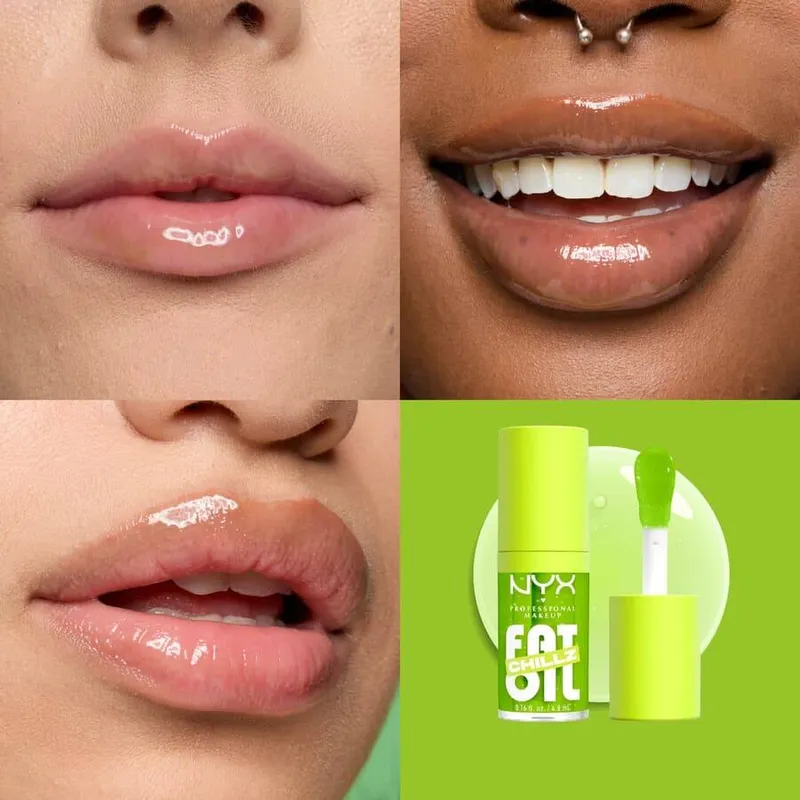Bild 4 för NYX PROFESSIONAL MAKEUP Fat Oil Chillz Lip Drip Lip Oil 19 Kiwi F