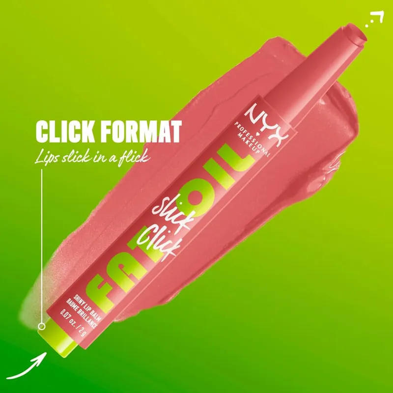 Bild 7 för NYX PROFESSIONAL MAKEUP Fat Oil Slick Click Lip Balm 19 Caption T