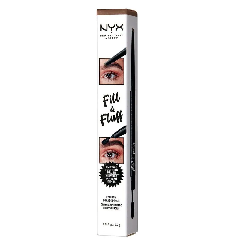 Bild 2 för NYX PROFESSIONAL MAKEUP Fill & Fluff Eyebrow Pomade Pencil Auburn
