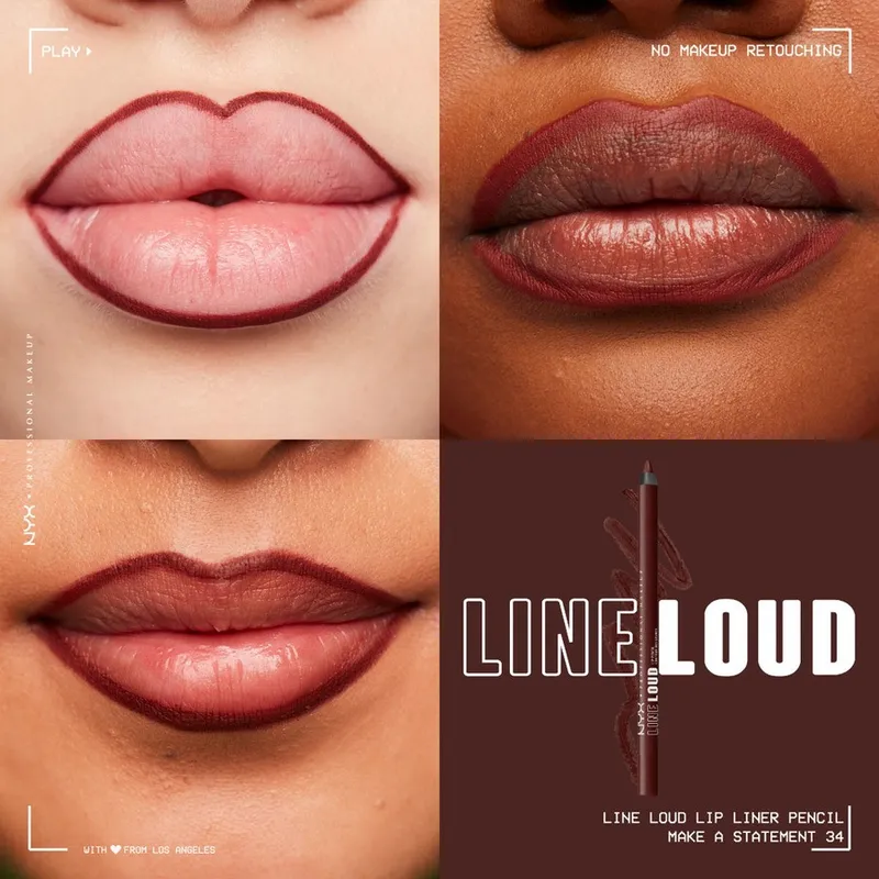 Bild 2 för NYX Professional Makeup Line Loud Lip Pencil Make A Statement 34 1,2 g
