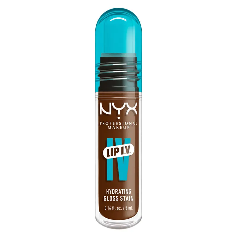 Bild 1 för NYX Professional Makeup Lip I.V. Hydrating Gloss Stain 04 Cocoa Quench! - 5 ml