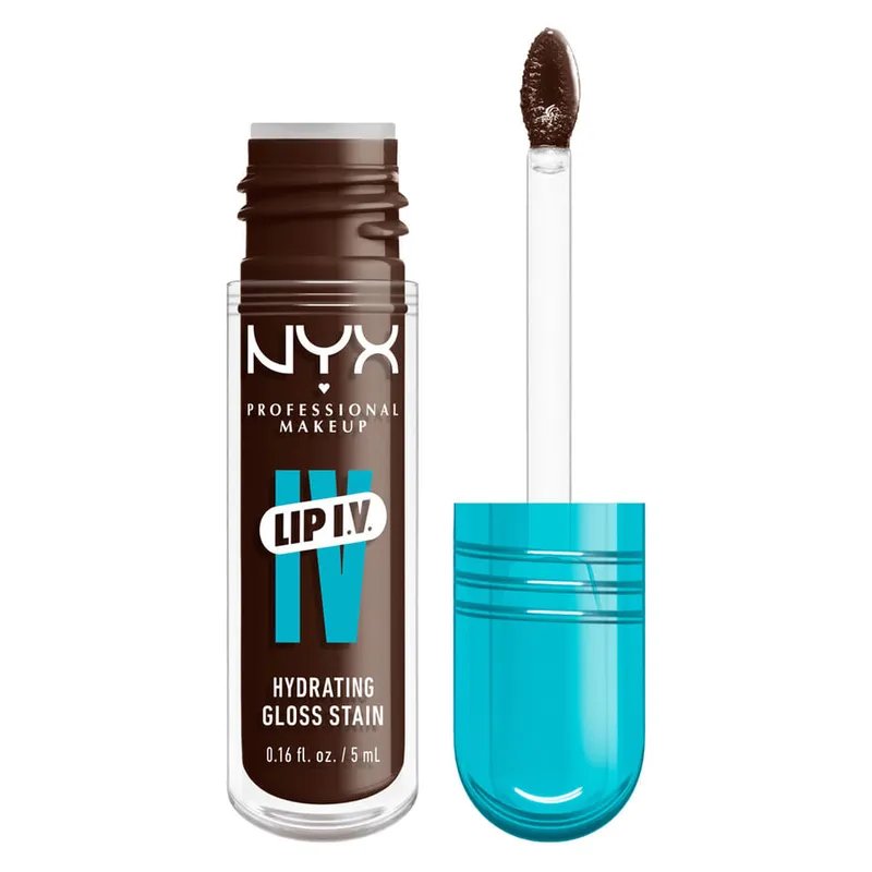 Bild 6 för NYX Professional Makeup Lip I.V. Hydrating Gloss Stain 06 Espress