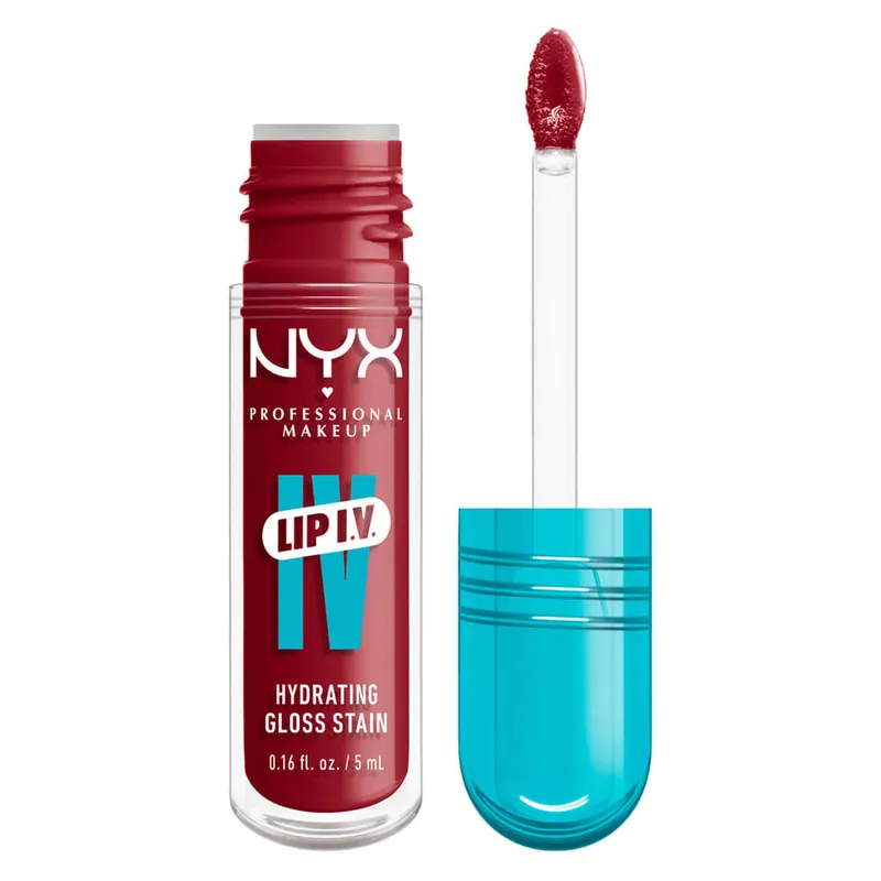 Bild 6 för NYX Professional Makeup Lip I.V. Hydrating Gloss Stain 10 Berry T