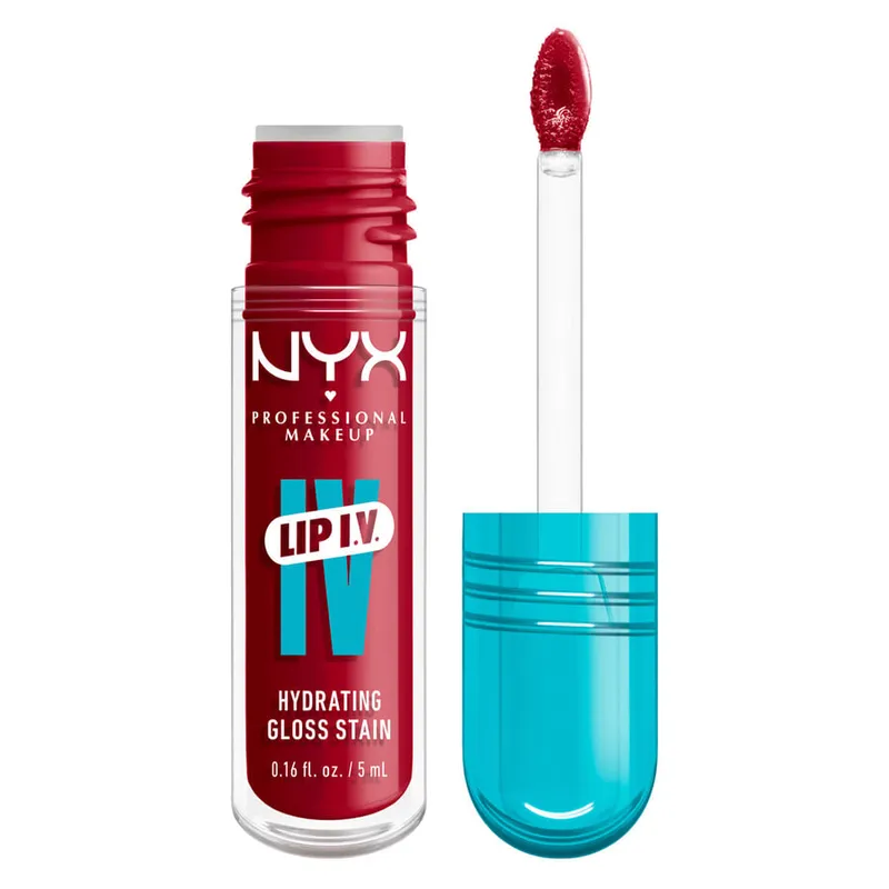 Bild 6 för NYX Professional Makeup Lip I.V. Hydrating Gloss Stain 11 Redy-Y.