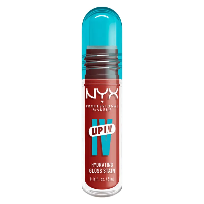 Bild 1 för NYX Professional Makeup Lip I.V. Hydrating Gloss Stain 12 Burst That Tang! - 5 ml