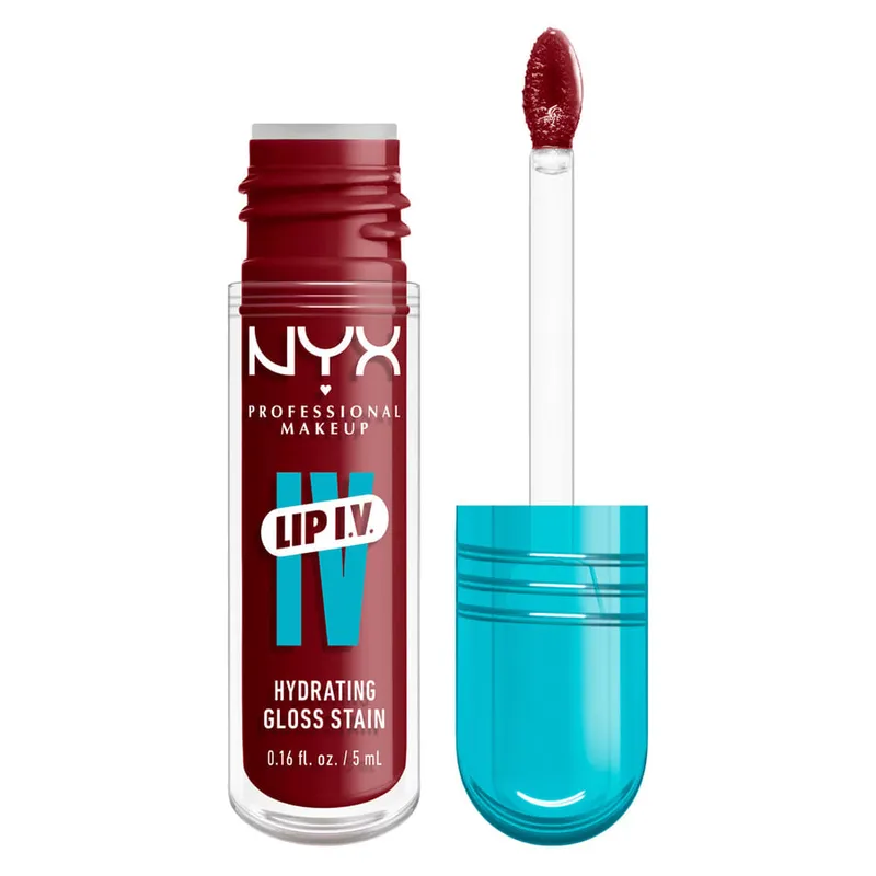 Bild 6 för NYX Professional Makeup Lip I.V. Hydrating Gloss Stain 13 Cranber
