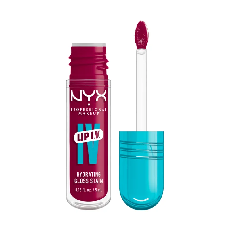 Bild 2 för NYX Professional Makeup Lip I.V. Hydrating Gloss Stain 19 Magenta