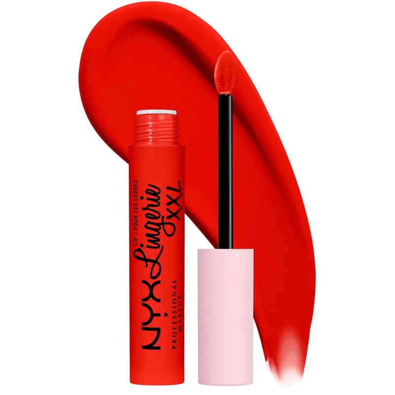 Bild 2 för NYX Professional Makeup Lip Lingerie XXL Matte Liquid Lipstick On Fuego 27