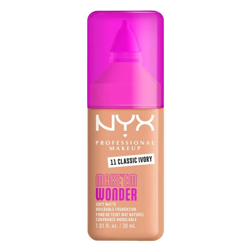 Bild 1 för NYX PROFESSIONAL MAKEUP Make Em Wonder Foundation 11 Classic Ivor