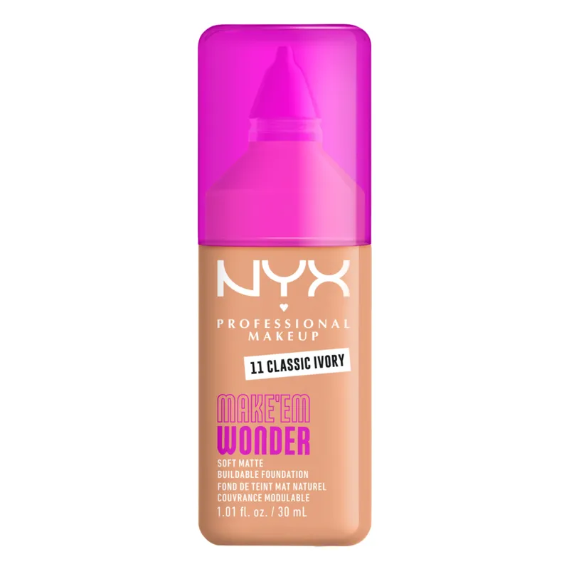 Bild 2 för NYX PROFESSIONAL MAKEUP Make Em Wonder Foundation 11 Classic Ivor
