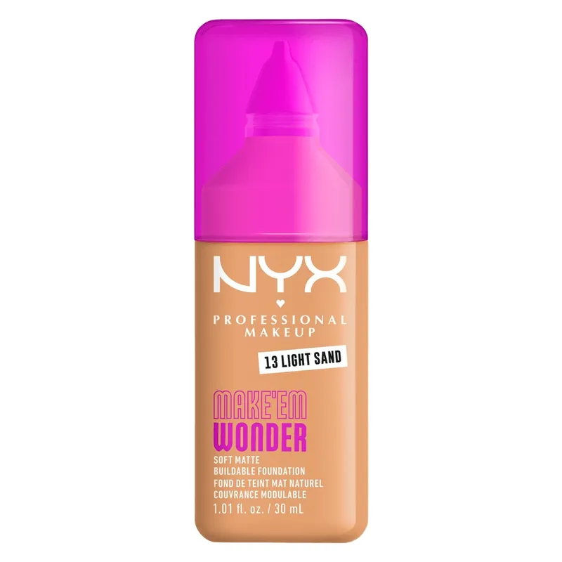 Bild 1 för NYX PROFESSIONAL MAKEUP Make Em Wonder Foundation 13 Light Sand