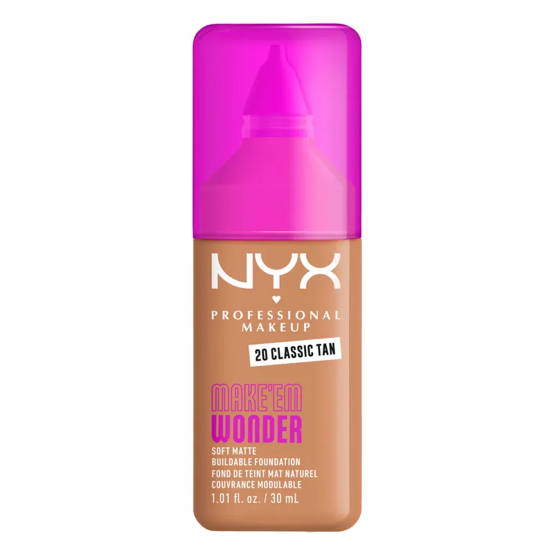 Bild 1 för NYX PROFESSIONAL MAKEUP Make Em Wonder Foundation 20 Classic Tan