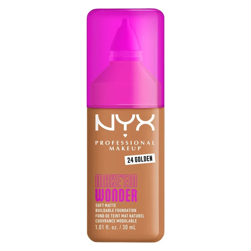 Bild 1 för NYX PROFESSIONAL MAKEUP Make Em Wonder Foundation 24 Golden