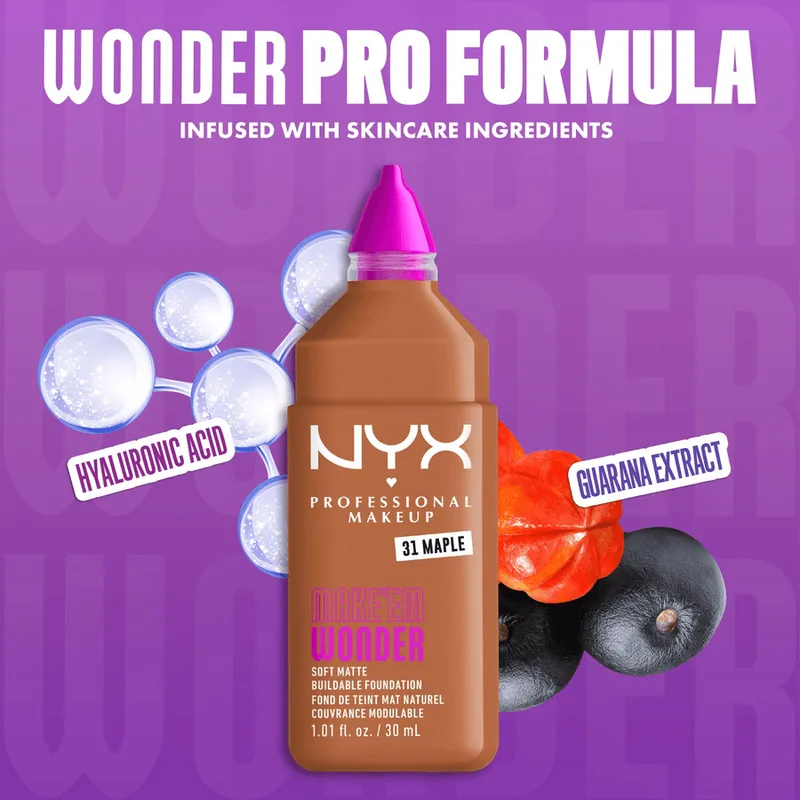 Bild 5 för NYX PROFESSIONAL MAKEUP Make Em Wonder Foundation 31 Maple