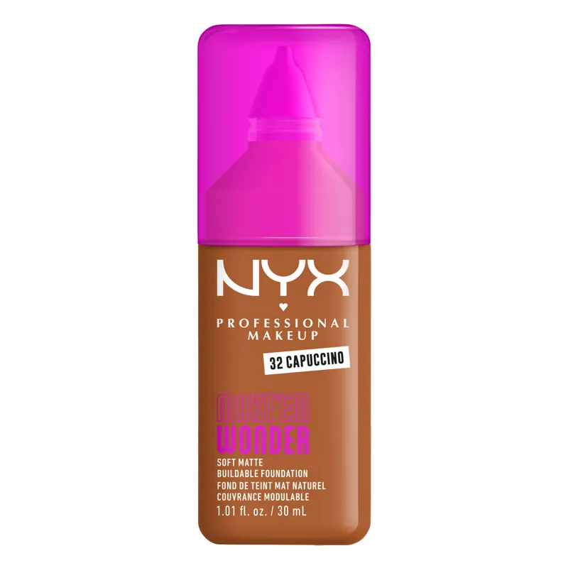 Bild 1 för NYX PROFESSIONAL MAKEUP Make Em Wonder Foundation 32 Capuccino
