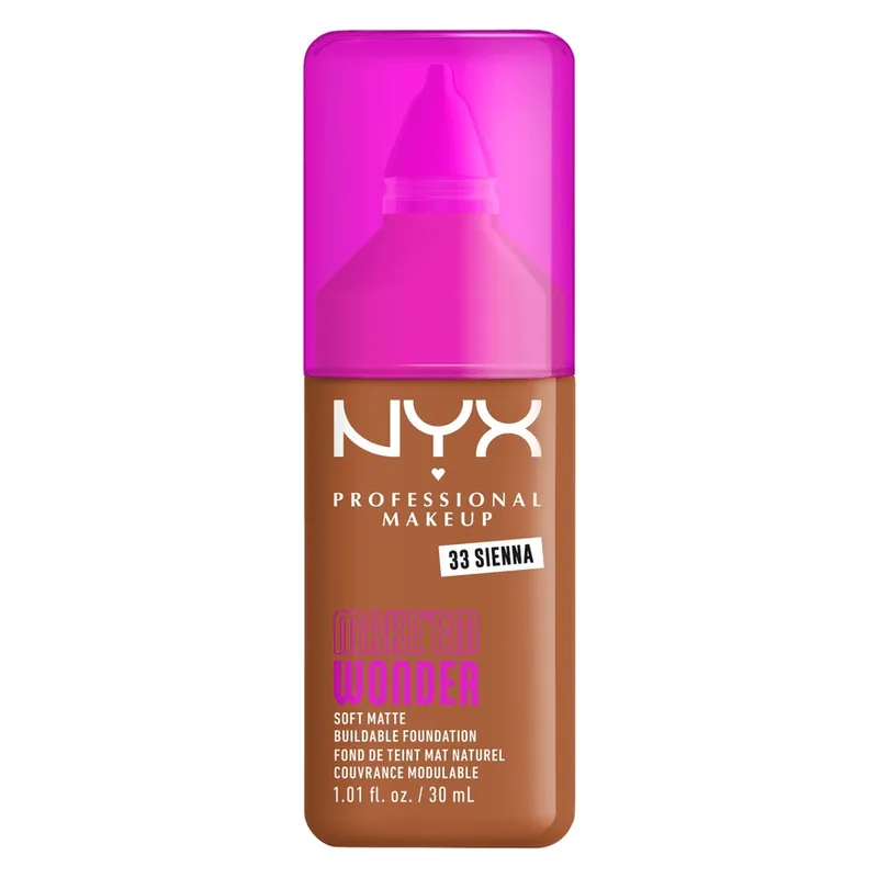 Bild 1 för NYX PROFESSIONAL MAKEUP Make Em Wonder Foundation 33 Sienna