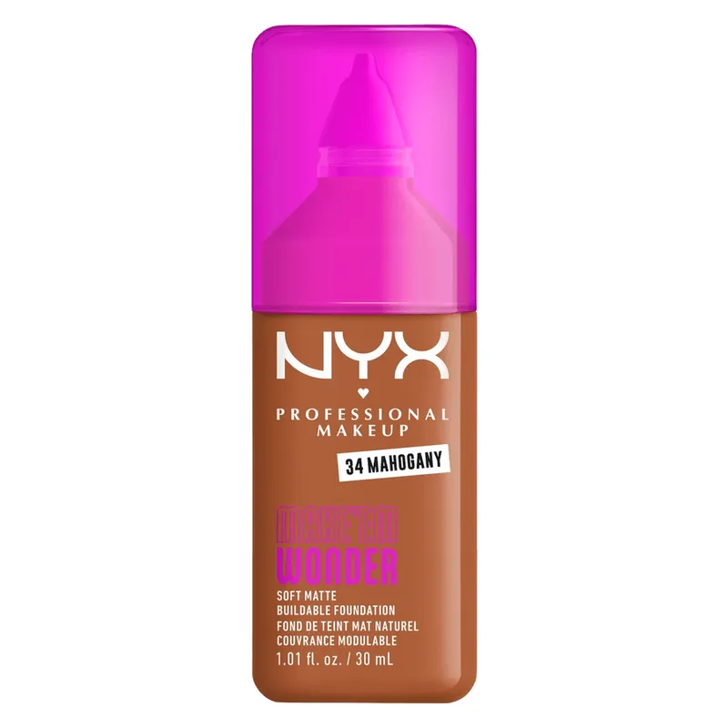 Bild 1 för NYX PROFESSIONAL MAKEUP Make Em Wonder Foundation 34 Mahogany